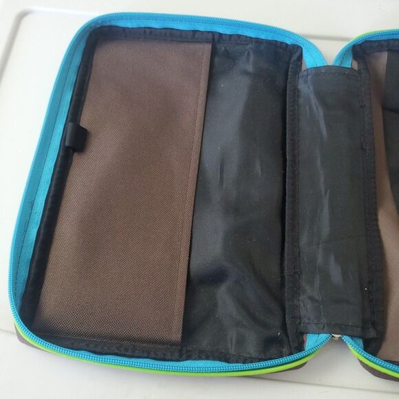 Gregg Gift Bible Cover XL Bag Carrier Scripture Zippered Case Brown with Handle - Picture 6 of 16